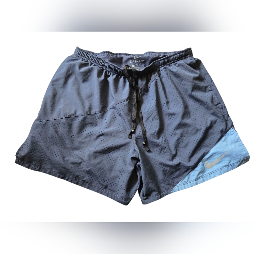 Nike Blue Dri- Fit Athletic‎ Shorts - Large